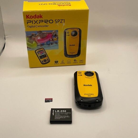 Kodak - PIXPRO SPZ1 - Digital Camcorder - Yellow‎ - Picture 1 of 7